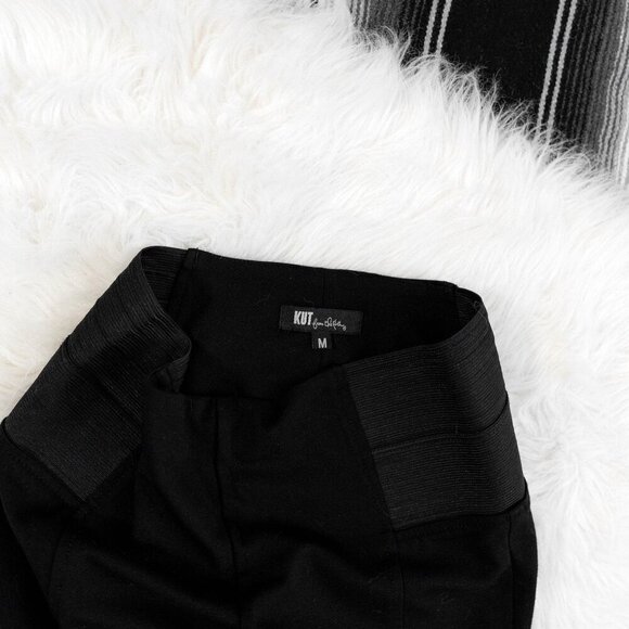 KUT FROM THE KLOTH PONTE PANTS BLACK LEGGINGS SZ M - Picture 5 of 12